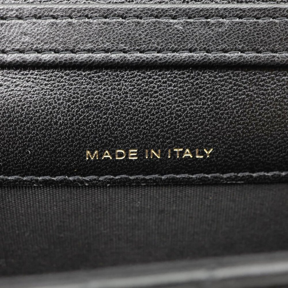 Chanel  Ribbon Flap Shiny Lambskin Quilted Leather Belt Bag Black - Picture 13 of 13